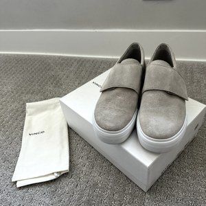 VINCE Women's Slip on Sneakers - Size 10 - Light Gray "Cloud" - Never worn